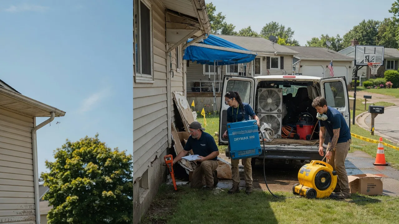 Ceiling Leak Cleanup in Newburg, PA near me